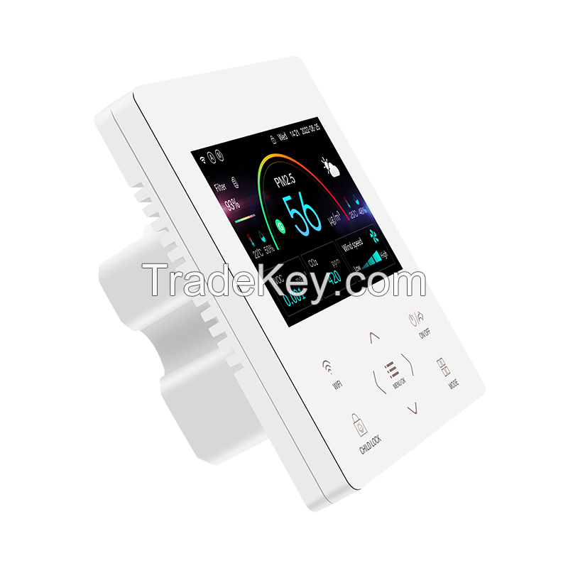 HRV Heat Recovery Ventilation System Controller with VOC PM2.5 Temperature and Humidity Fan Controller