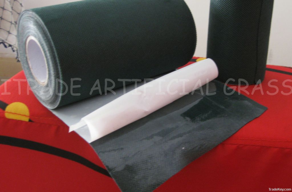 Self adhesive seam tape for artificial grass synthetic turf installati