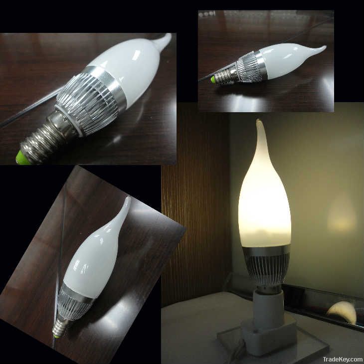 1W E14 LED Candle Bulb