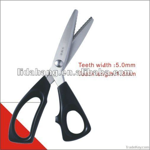 9 inches staineless steel Pinking Scissors&pattern for  ribbon cutting