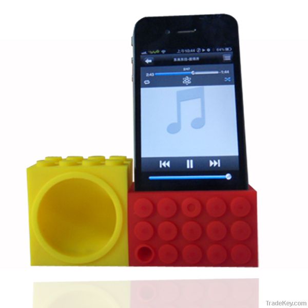 iphone4/4s silicone horn stand