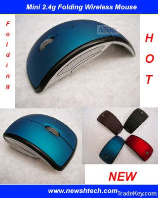Mini foldable wireless mouse
