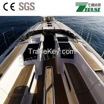 pvc synthetic teak decking composite marine deck for boats