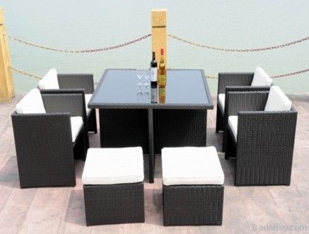 Rattan Cube set