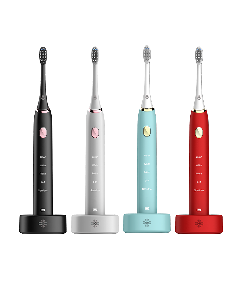 Electric Rechargeable Smart Sonic Toothbrush with Clean, Soft ,Whiten, Polish, Soft and Sensitive Mode