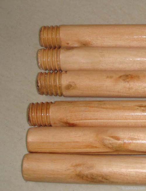 Vanished wooden broom handle