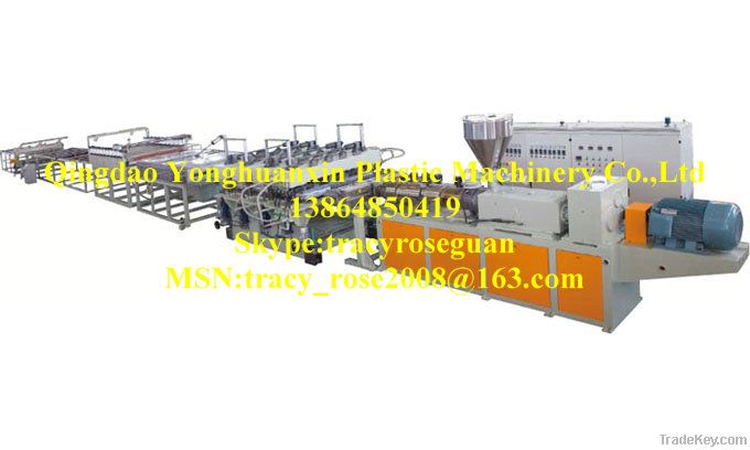 PVC Wide Door Plate Extrusion Line