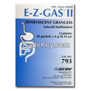 E-Z-Gas II Effervescent Granules, 400ML 50 per Bx