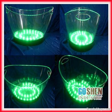 Led ice bucket