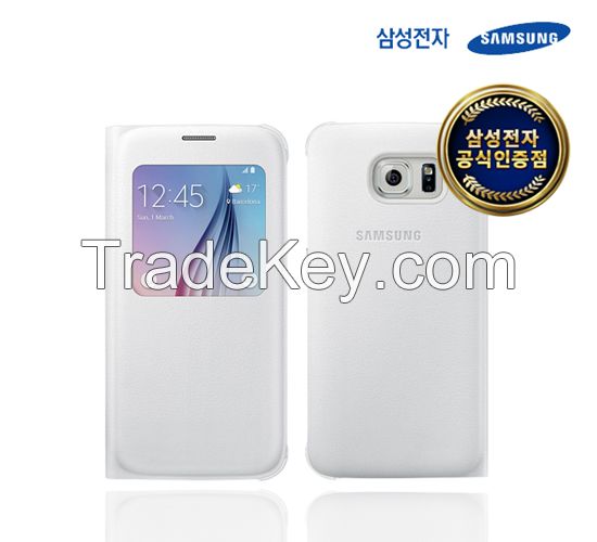 SAMSUNG Galaxy S6 S-View Flip Cover (PU)