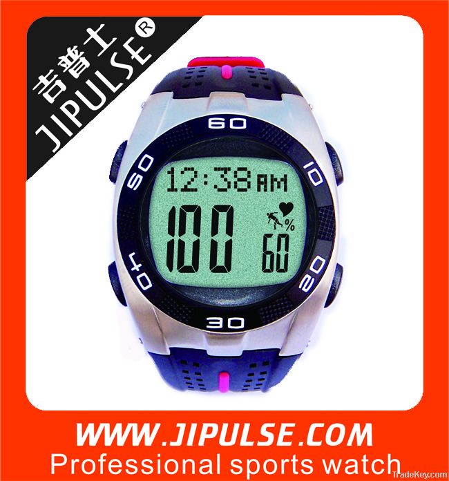 heart rate monitor&pedometer/pluse measuring/wireless calorie watch