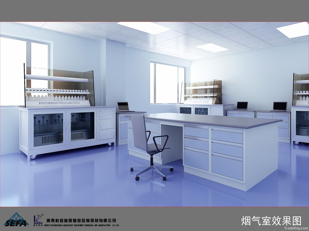 chemical school Lab wall table, island table