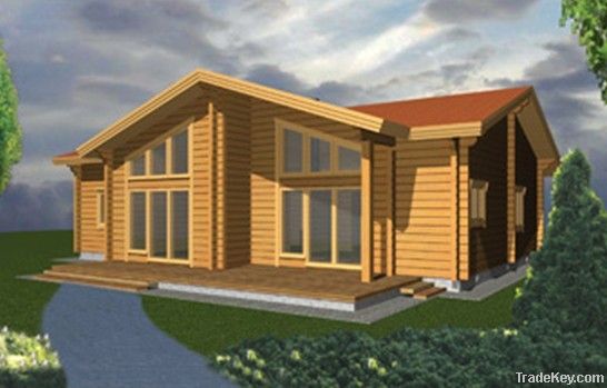 prefabricated wooden villa