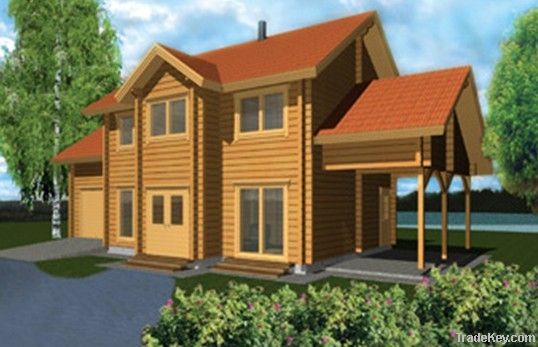 wooden villa