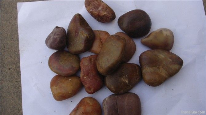 Mixed polished pebble stone