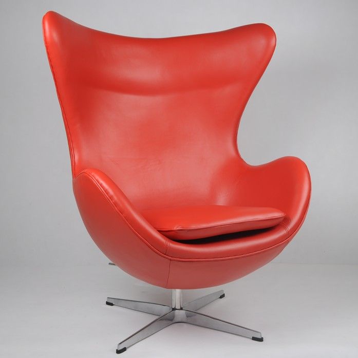 Aniline Leather Egg Chair