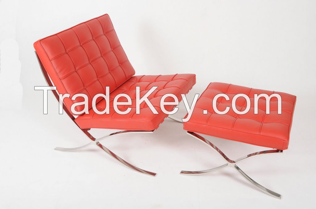 Barcelona chair leather