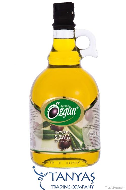 Ayvalik Extra Virgin Olive Oil 1, 00 lt in Glass Bottle