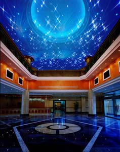 star ceiling(multi-core fiber cable lighting effect)