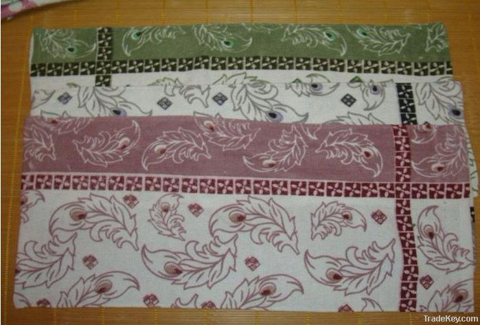 printing-feather cotton towel