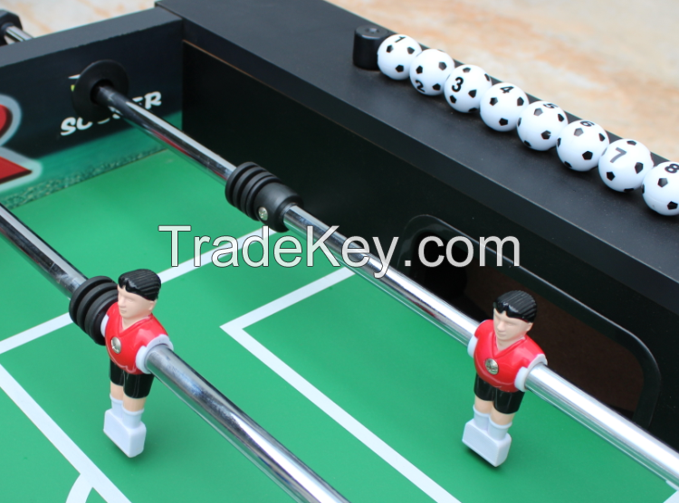 Classic and hot selling indoor game of pool soccer table foosball table baby foot table with CARB certified MDF