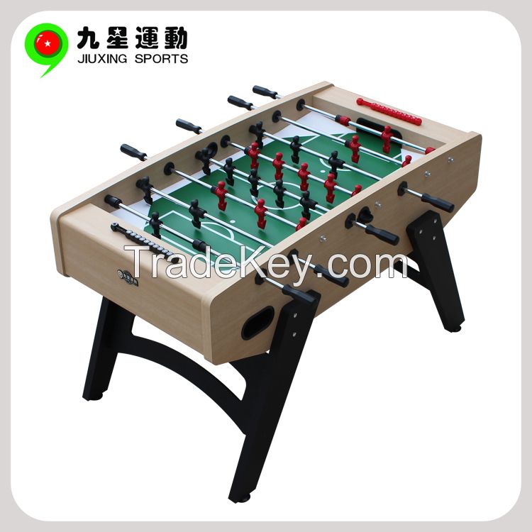 High quality telescopic rods soccer table, superior foosball table , professional football table using CARB certified MDF