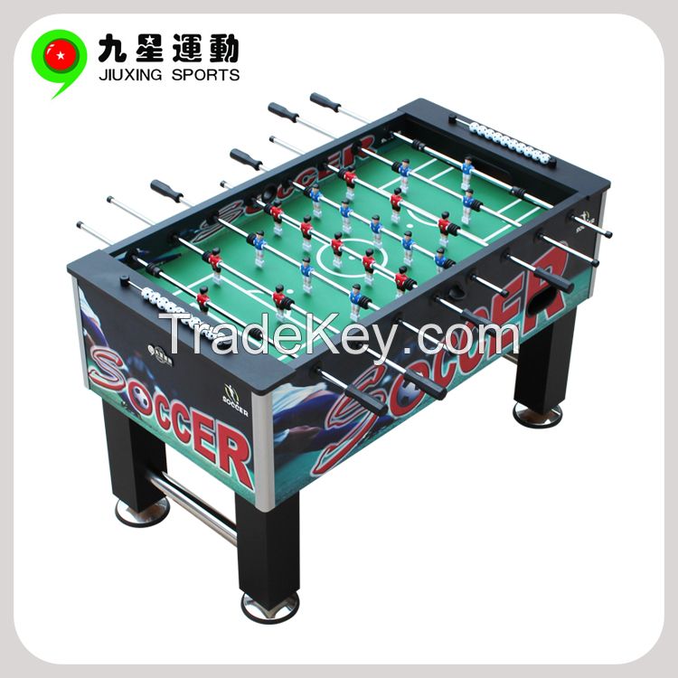 Classic and hot selling indoor game of pool soccer table foosball table baby foot table with CARB certified MDF