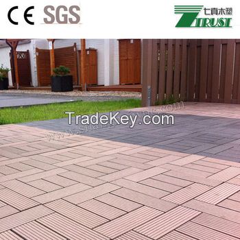 Cheap price outdoor Wood Plastic Composite WPC DIY Decking Tiles
