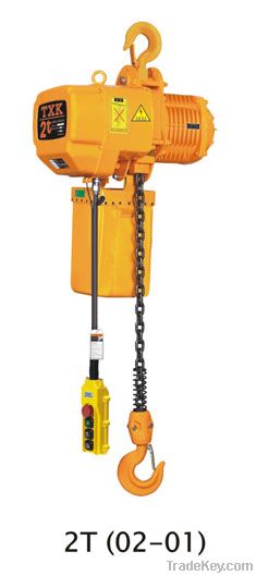 Electric chain hoists 500kgs to 5 ton