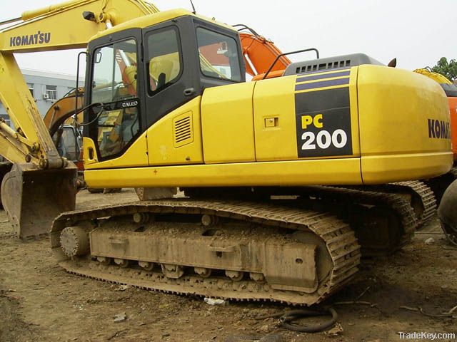 Used Crawler Excavator KOMATSU PC200-7