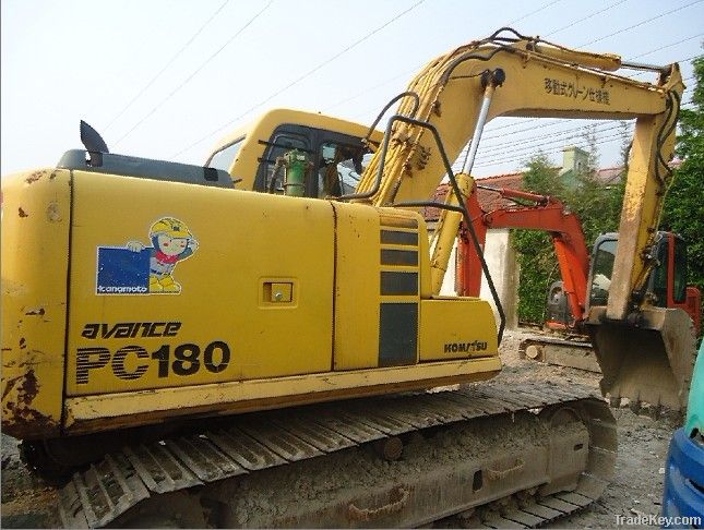 used crawler excavator komatsu pc180