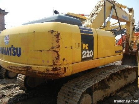 Used Komatsu PC220 Crawler Excavator