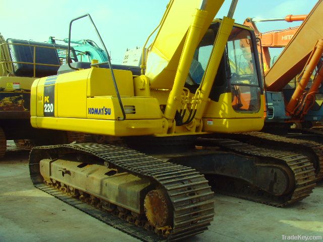 Used Komatsu PC220 Crawler Excavator