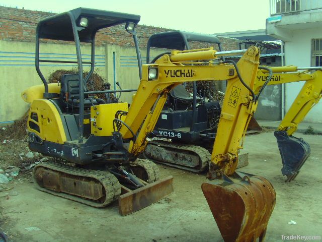 Used Yuchai 13-8 Crawler & Mini Excavator