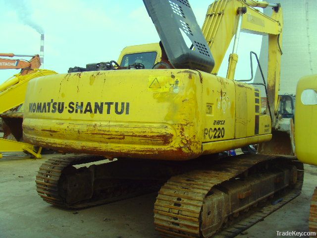 Used Komatsu PC220 Crawler Excavator