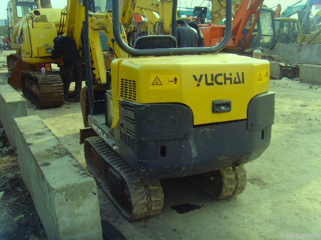 Used Yuchai 13-6 Mini Crawler Excavator