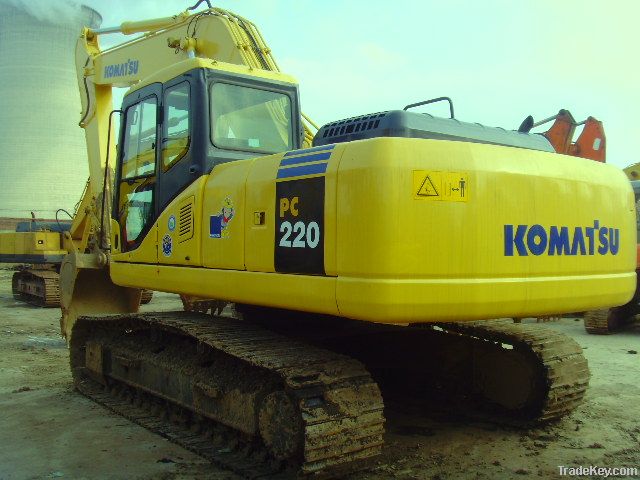 Used Komatsu PC220-7 Crawler Excavator