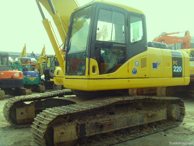 Used Komatsu PC220-7 Crawler Excavator