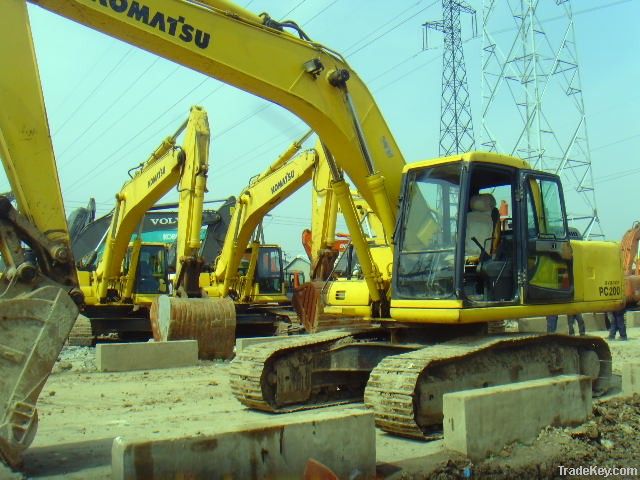 Used Komatsu PC200-6 Crawler Excavator