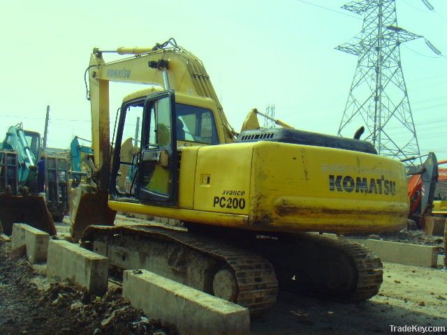 Used Komatsu PC200-6 Crawler Excavator