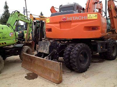 Used Wheel Excavator Hitachi ZX130W