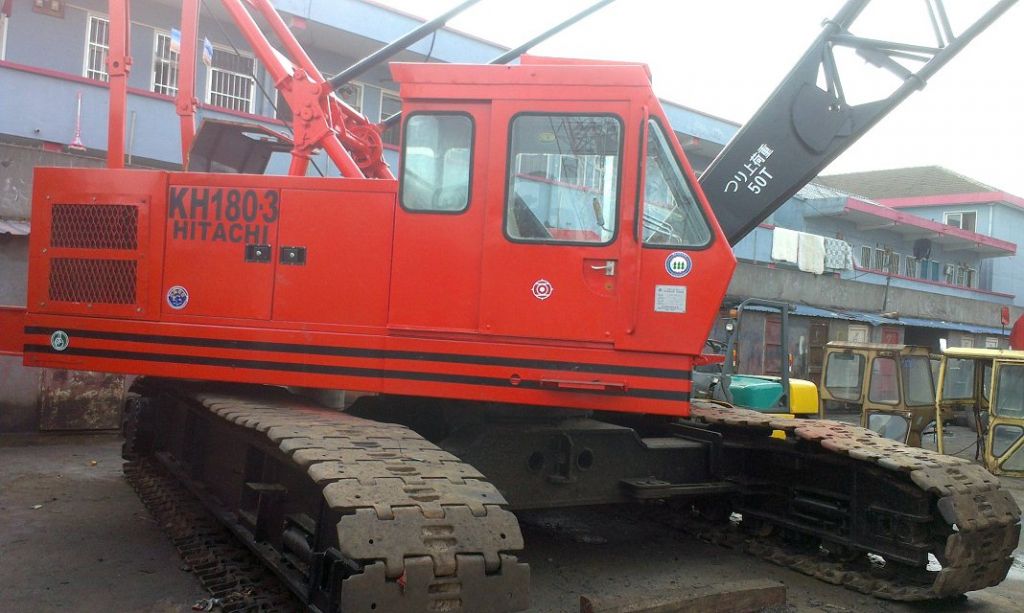 used Hitachi 50ton crawler crane