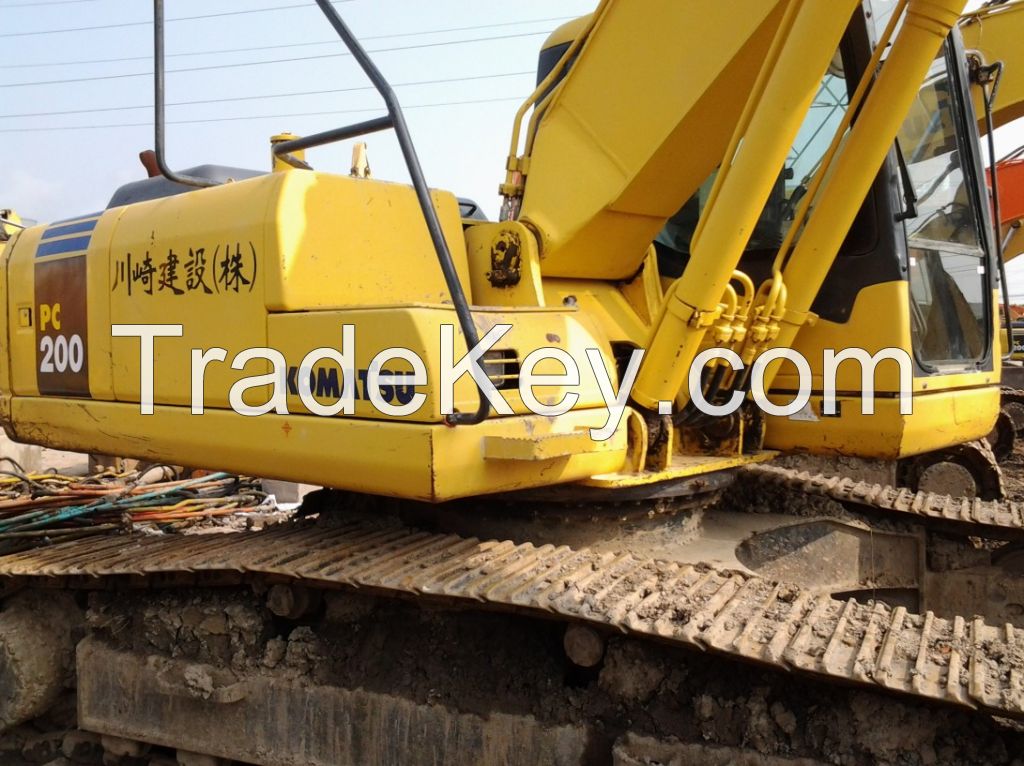 Used Crawler Excavator Komatsu PC200-7 supplier