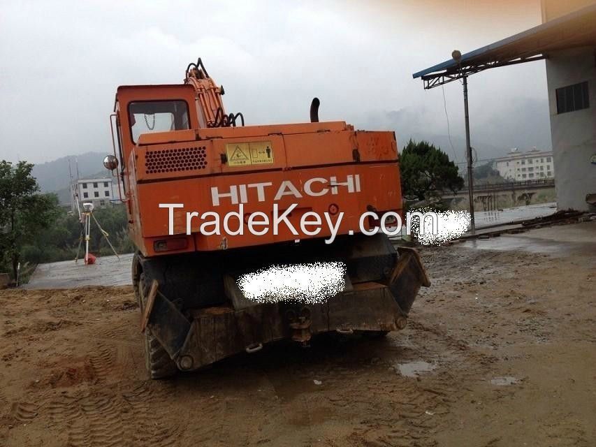 Used Wheel Excavator Hitachi EX120WD