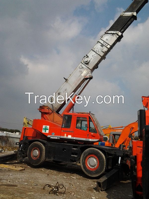 Used Rough Crane Tadano TR250M/tadano 25t 