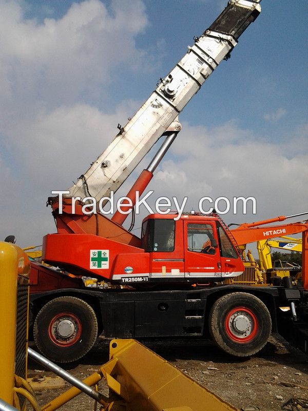 Used Rough Crane Tadano TR250M/tadano 25t