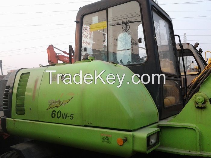 Used Wheel Excavator Hyundai R60W-5