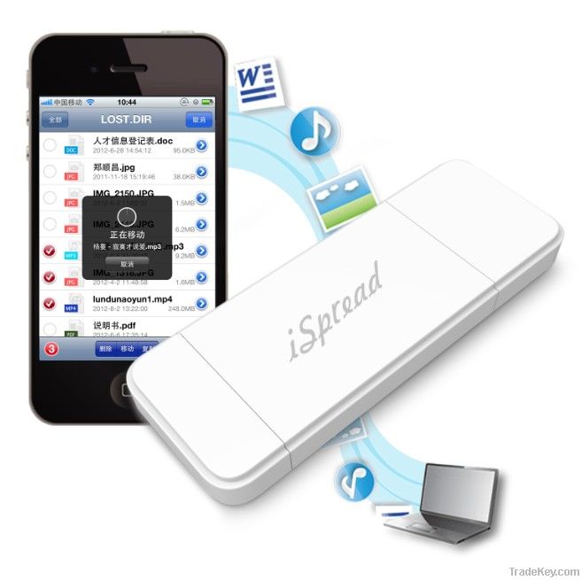 NOOSY iSpread flash drive for iPhone iPad iPod