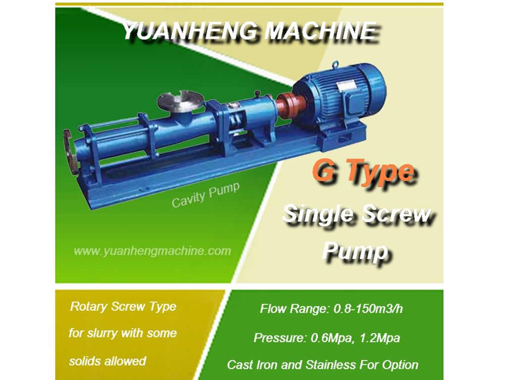 Single Screw Pump/Progressive Cavity Pump/Mono Pump for high viscosity