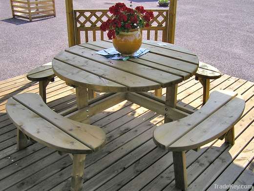 wood furniture for garden